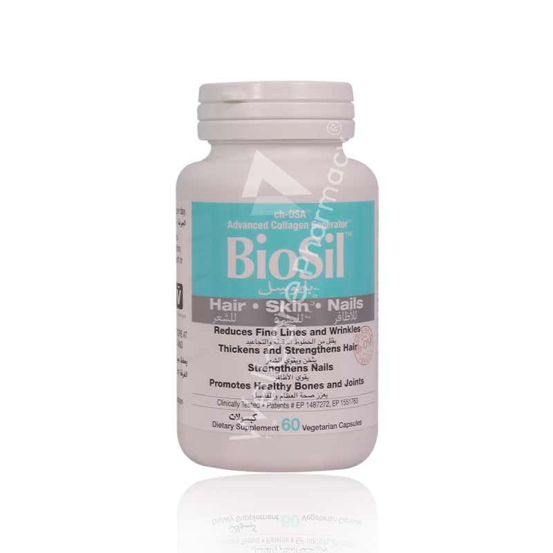 Biosil Hair,Skin&Nails Capsules 60'S - Image 3