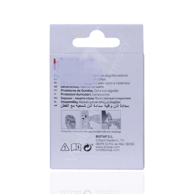 Biotap Ear Protector Wax With Cotton 12'S - Image 3
