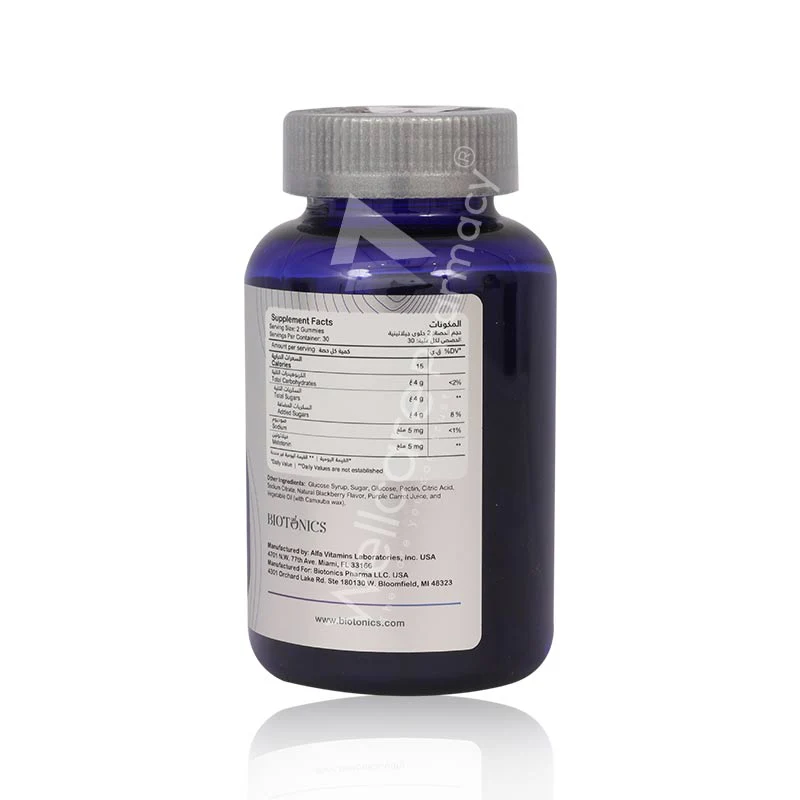 Biotonics Gumli Melatonin 5mg Gummies 60'S - Image 3