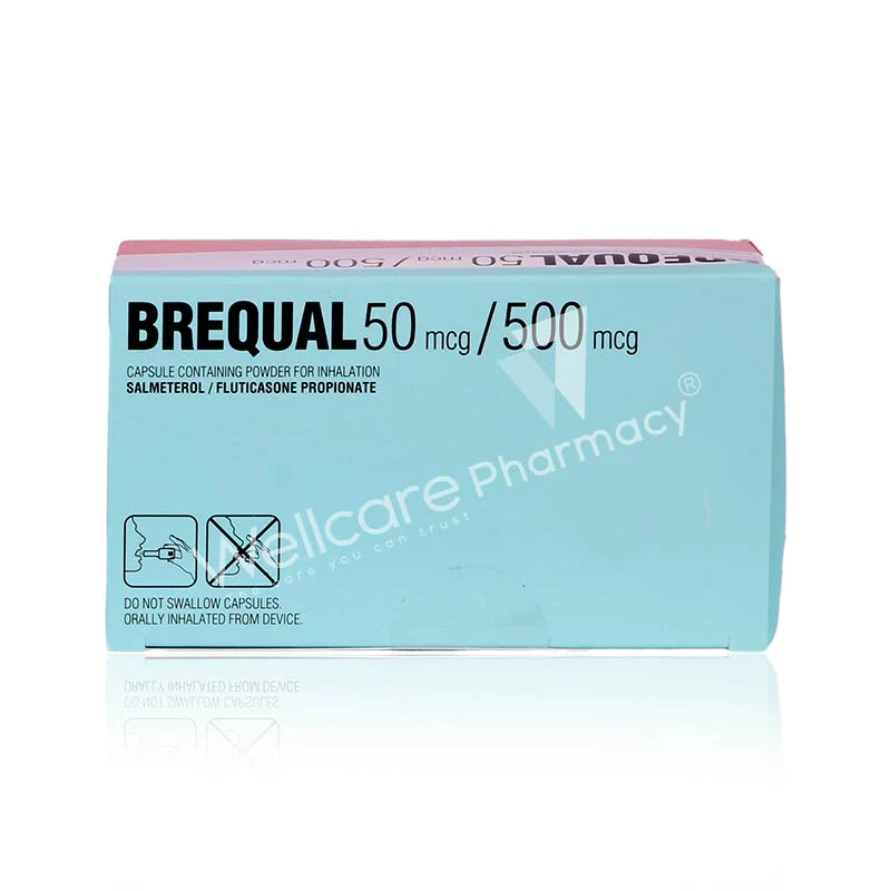 Brequal 50mcg/500mcg Inhalation Capsules 60'S - Image 3