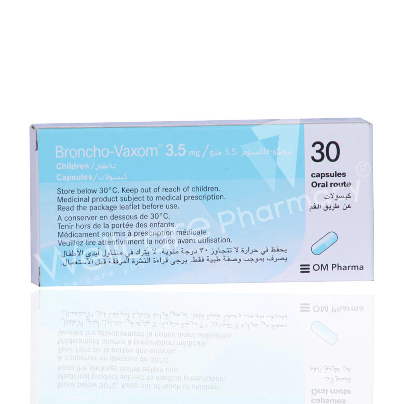 Broncho Vaxom 3.5mg Children Capsules 30'S - Image 3