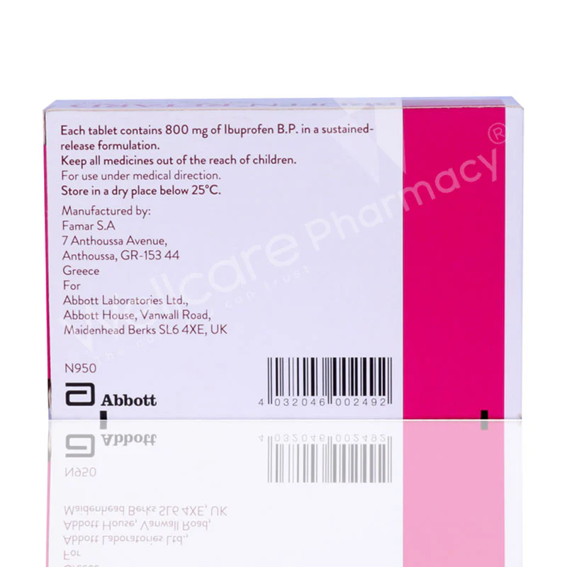 Brufen Retard 800mg Tablets 20'S - Image 3