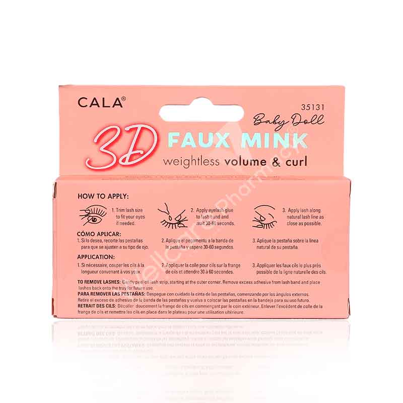 Cala 3d Faux Mink Lashes Baby Doll -35131 - Image 3