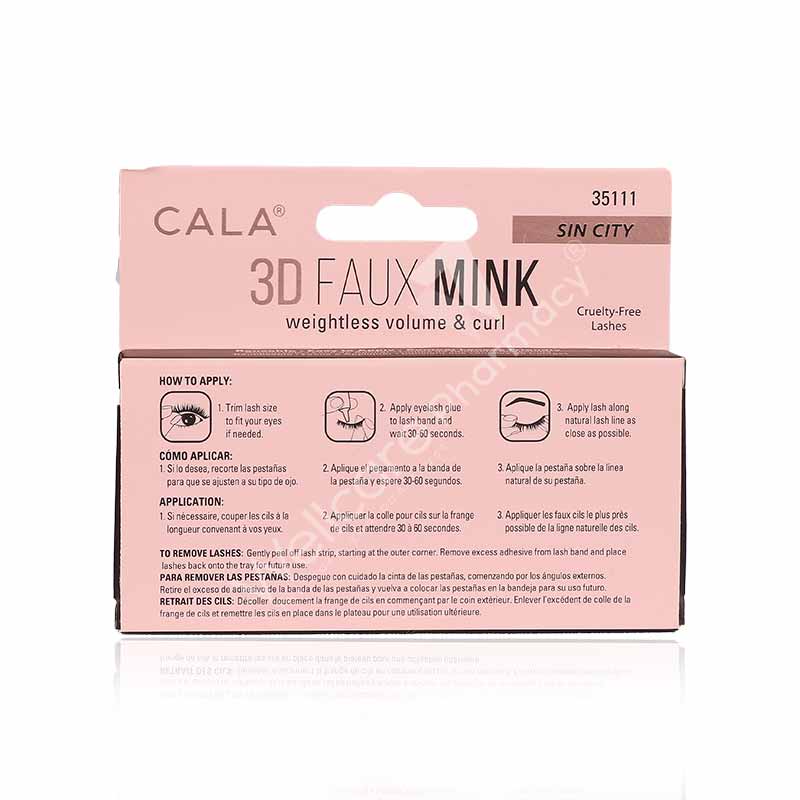 Cala 3d Faux Mink Lashes-Sin City-35111 - Image 3