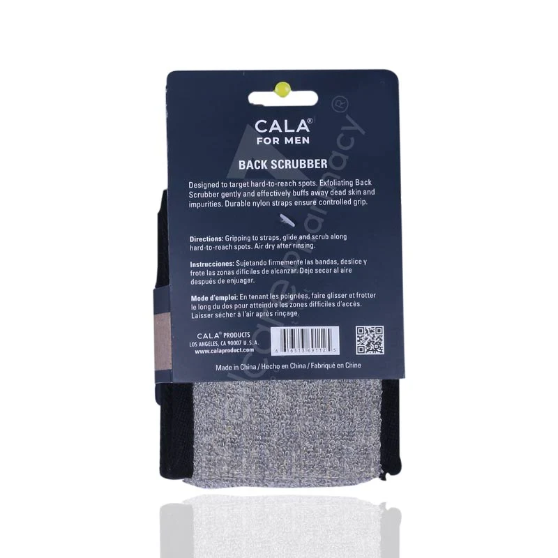Cala Back Scrubber For Men Taupe Black - Image 3