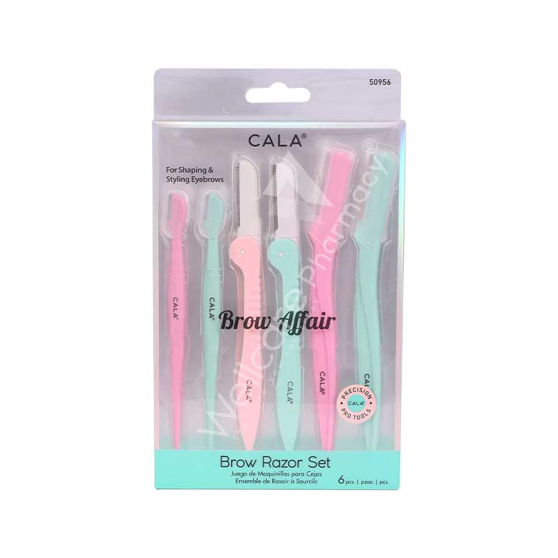 Cala Brow Affair Razors Assortment 6pc-50956