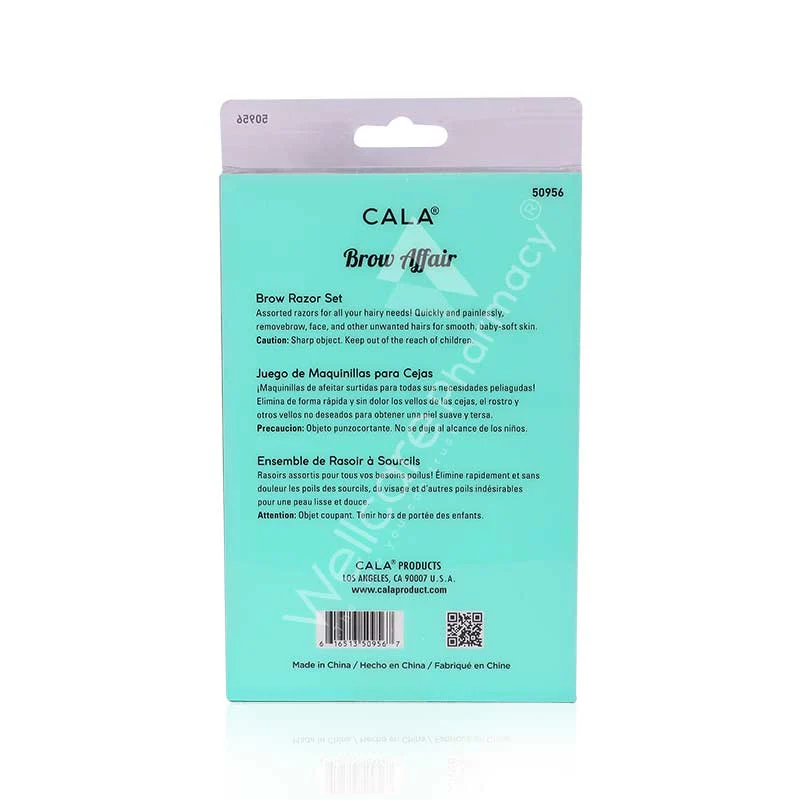 Cala Brow Affair Razors Assortment 6pc-50956 - Image 3