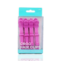 Cala Croc Hair Clip Lavender 4pc- 66222 - Image 2