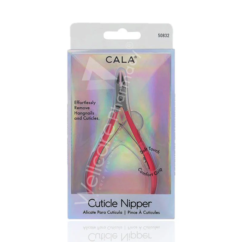 Cala Cuticle Nipper W Soft Touch Coral
