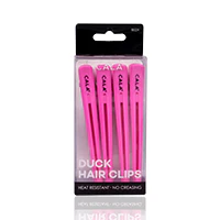Cala Duck Hair Clip Hot Pink 4pc - 66224 - Image 2