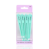 Cala Duck Hair Clip Teal 4pc -66226 - Image 2