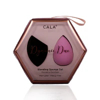 Cala Dynamic Duo Blending Sponge Black/Pink-76083 - Image 2