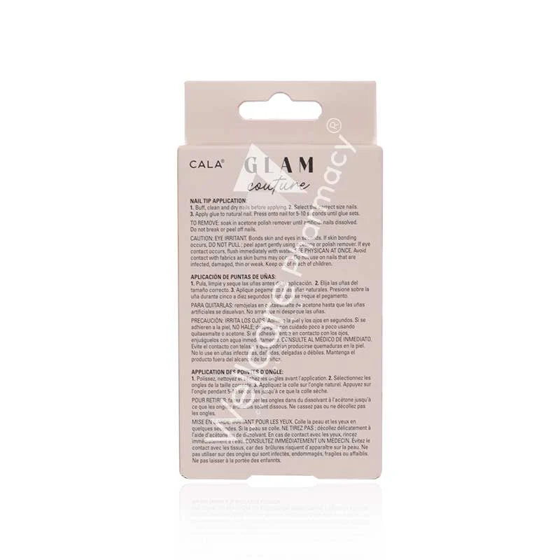 Cala Glam Couture Medium Black Nail Kit 24'S- 87863 - Image 3