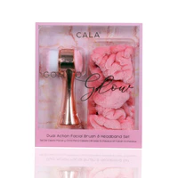 Cala Goal To Glow Rose Gold Facial Brush And Headband Set - Image 2