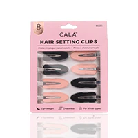 Cala Hair Set Clips Black&Pink 8'S- 66231 - Image 2