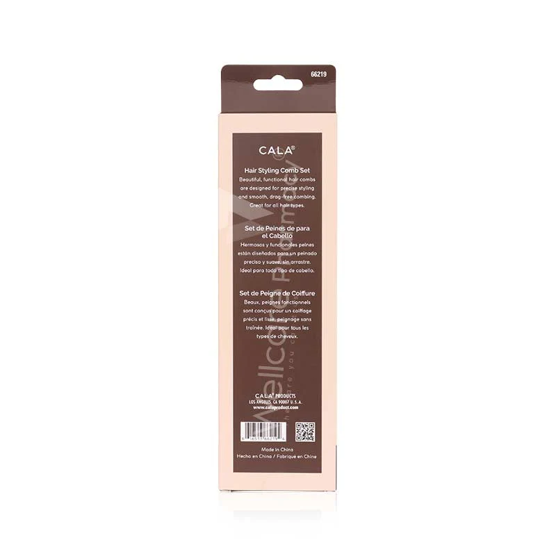 Cala Hair Styling Comb Set 4'S- 66219 - Image 3