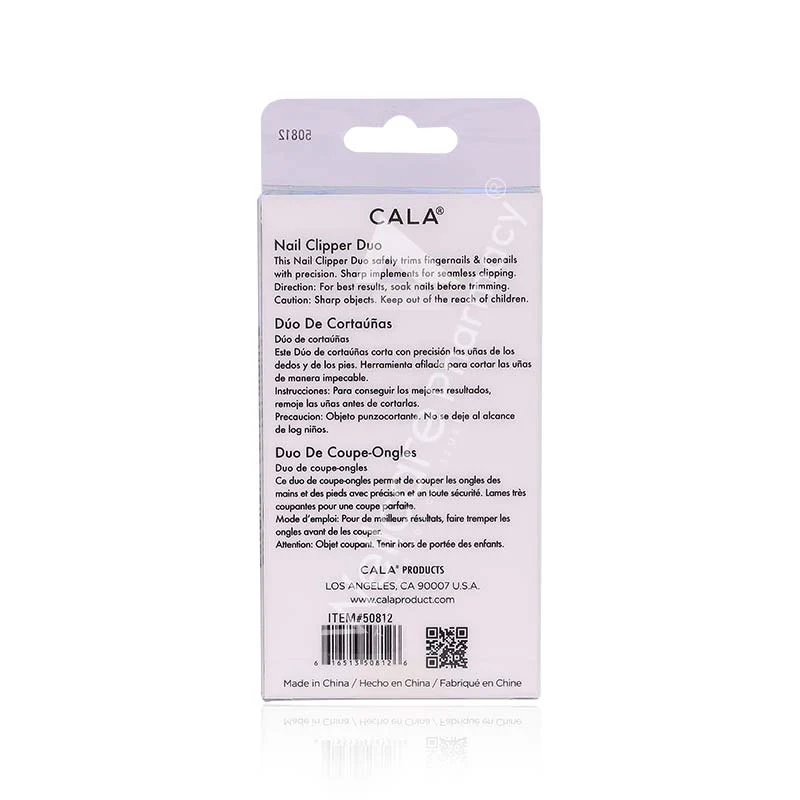 Cala Nail Clipper Duo Coral -50812 - Image 3