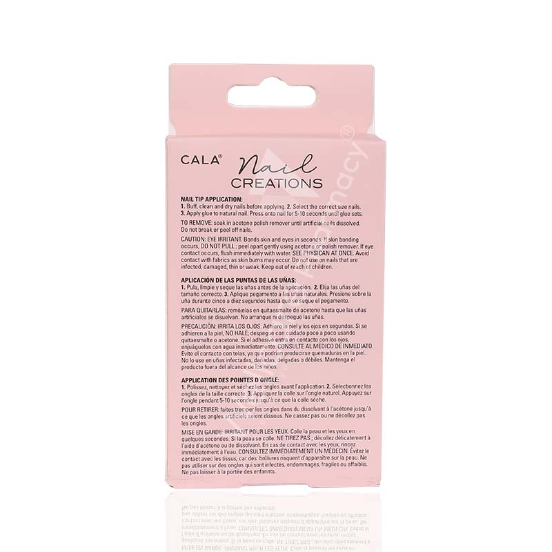 Cala Nail Creations Express Oval Matte Nude Nail Kit 24pc-87842 - Image 3