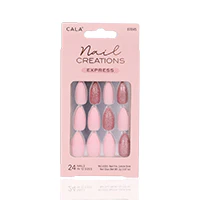 Cala Nail Creations Express -Stiletto Matte Pink Nail 24pc Kit-87845 - Image 2