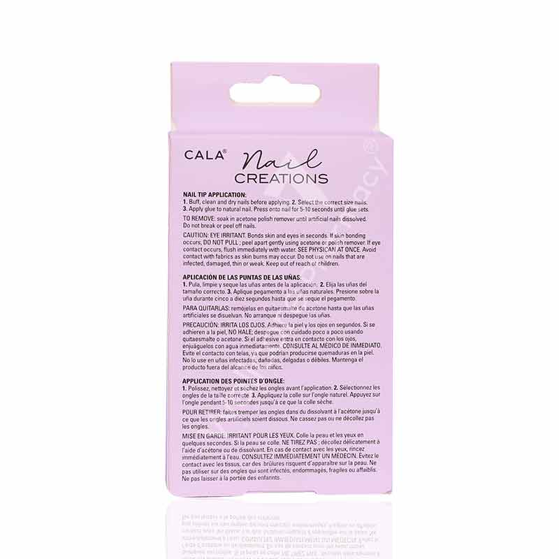 Cala Nail Creations Lux Stiletto Lavender Nail Kit 24pc -87849 - Image 3