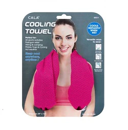 Cala Personal Care Cooling Towel (Hot Pink) 69311 - Image 2