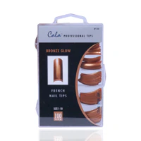 Cala Professional Color Nail Tips Bronze Glow 100'S0 - Image 2