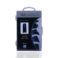 Cala Professional Color Nail Tips Fuchsia 100'S - Image 2
