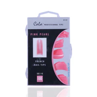 Cala Professional Color Nail Tips Pink Pearl100'S - Image 2