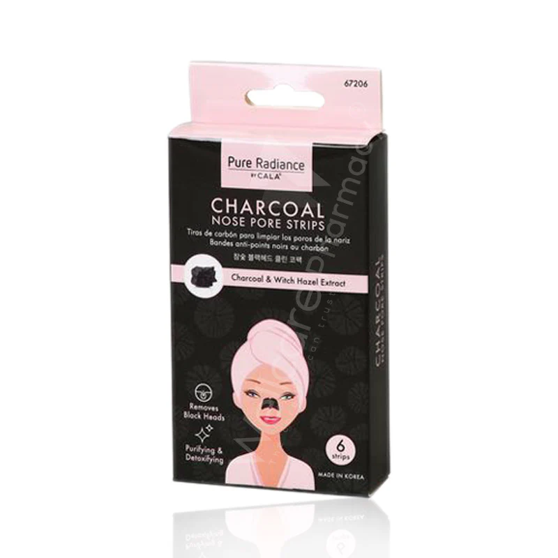 Cala Pure Radiance Charcoal Nose Pore Strips