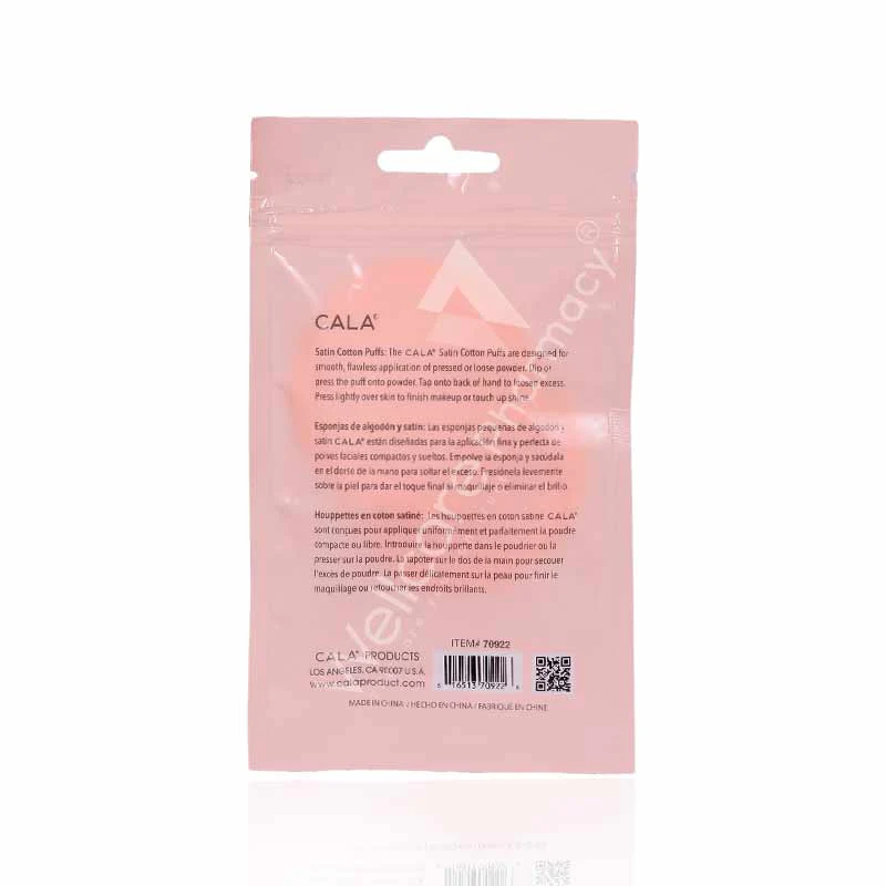 Cala Satin Cotton Puffs 2pc-70922 - Image 3