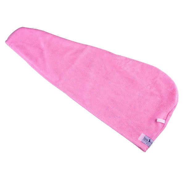 Cala Spa Essentials Microfiber Hair Turban (Pink) 69243 - Image 3