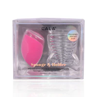 Cala Sponge & Holder Hot Pink Slant - 76284 - Image 2