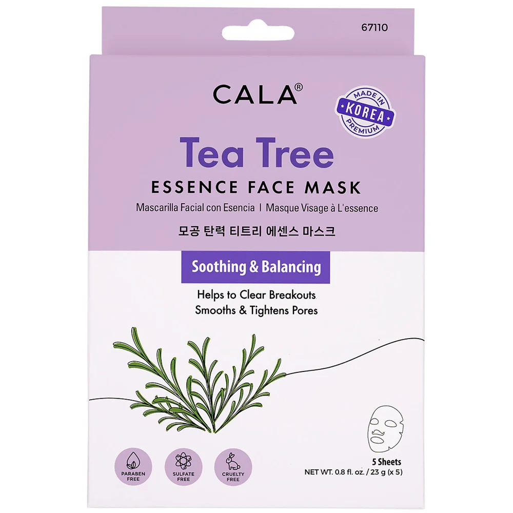 Cala Tea Tree Essence Face Masks 5'S