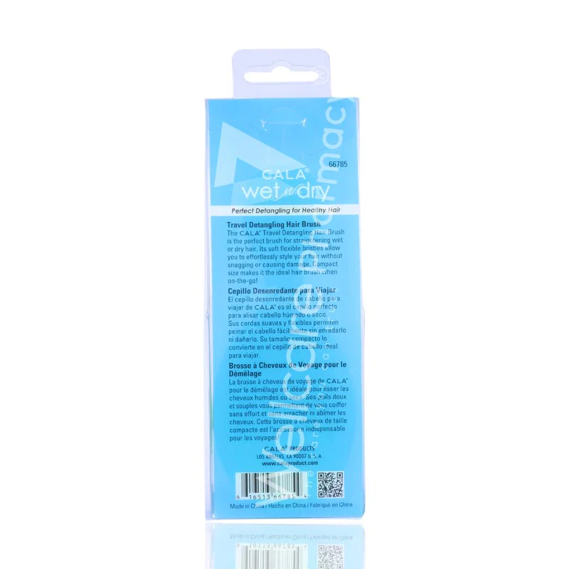 Cala Wet & Dry Travel Hairbrush Green - Image 3