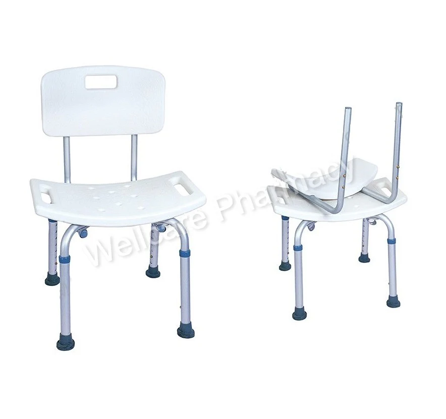 Caremax Ca351l Shower Chair With Back Tool Free