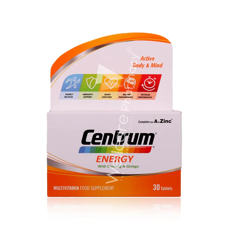 Centrum Energy Tablets 30'S