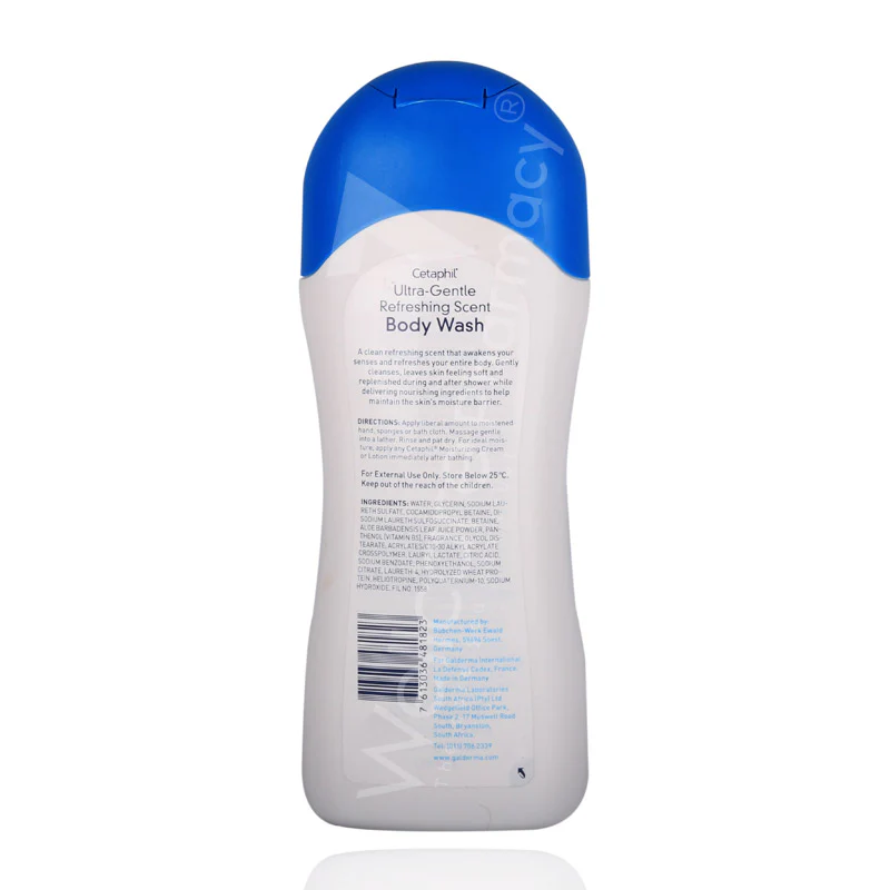 Cetaphil Ultra Gentle Body Wash Refreshing Scent 500ml - Image 3