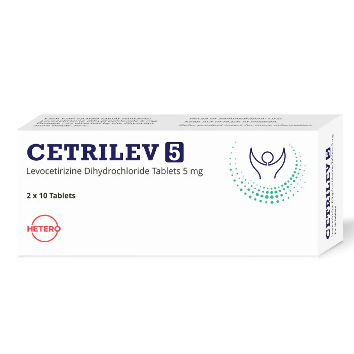 Cetrilev 5mg Tablets 20'S