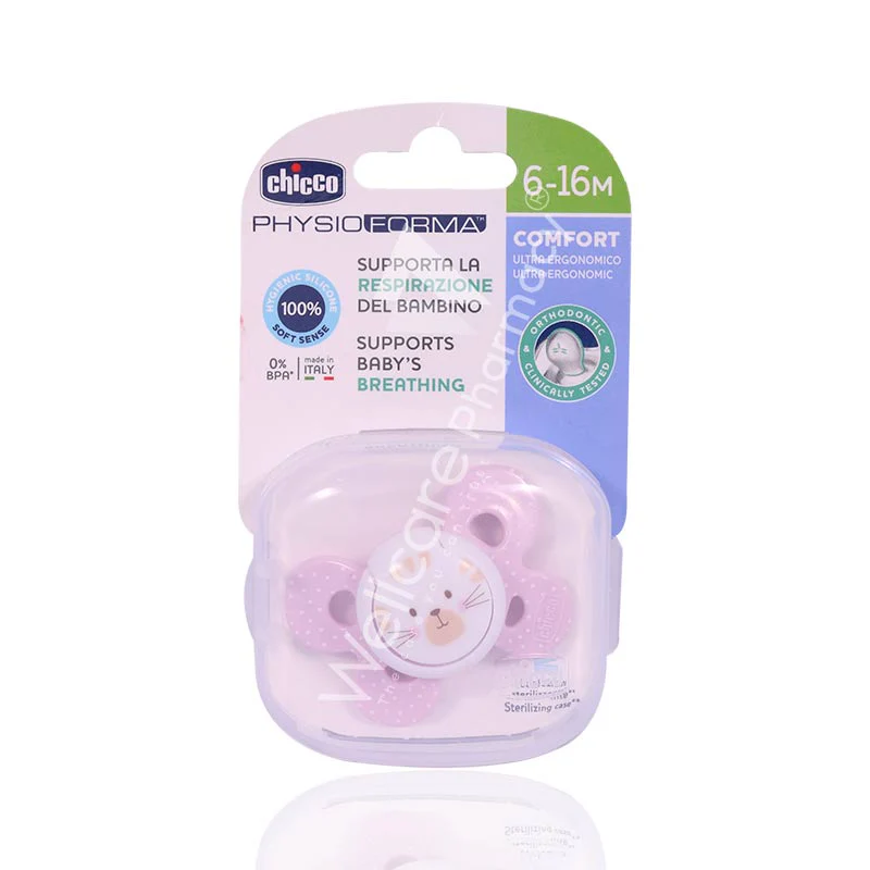 Chicco 7491311 Teat L/Pink 6-16m