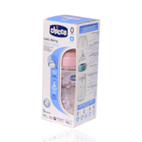Chicco Feeding Bot Pink 150ml - Image 2