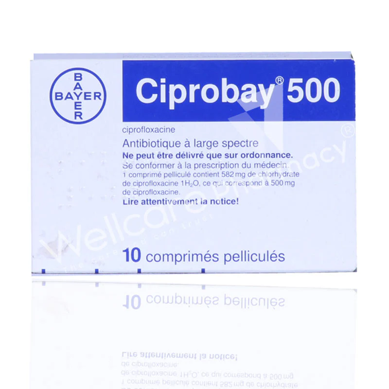 Ciprobay 500mg Film Coated Tablets 10'S - Image 3