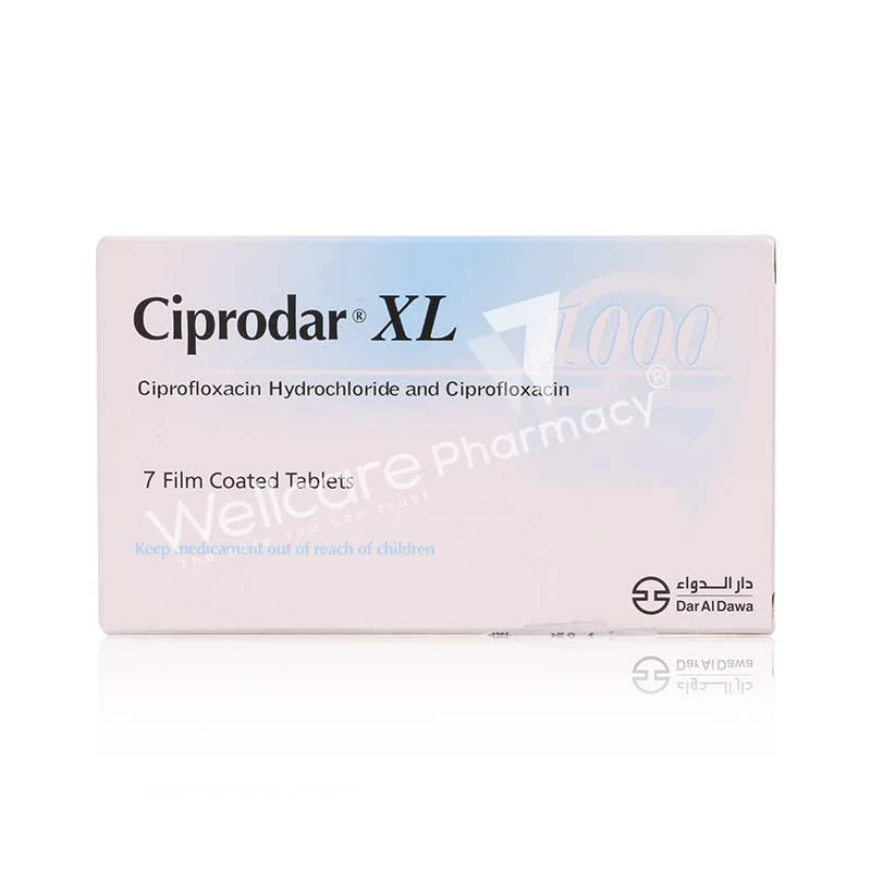 Ciprodar Xl 1000mg Tablets 7'S