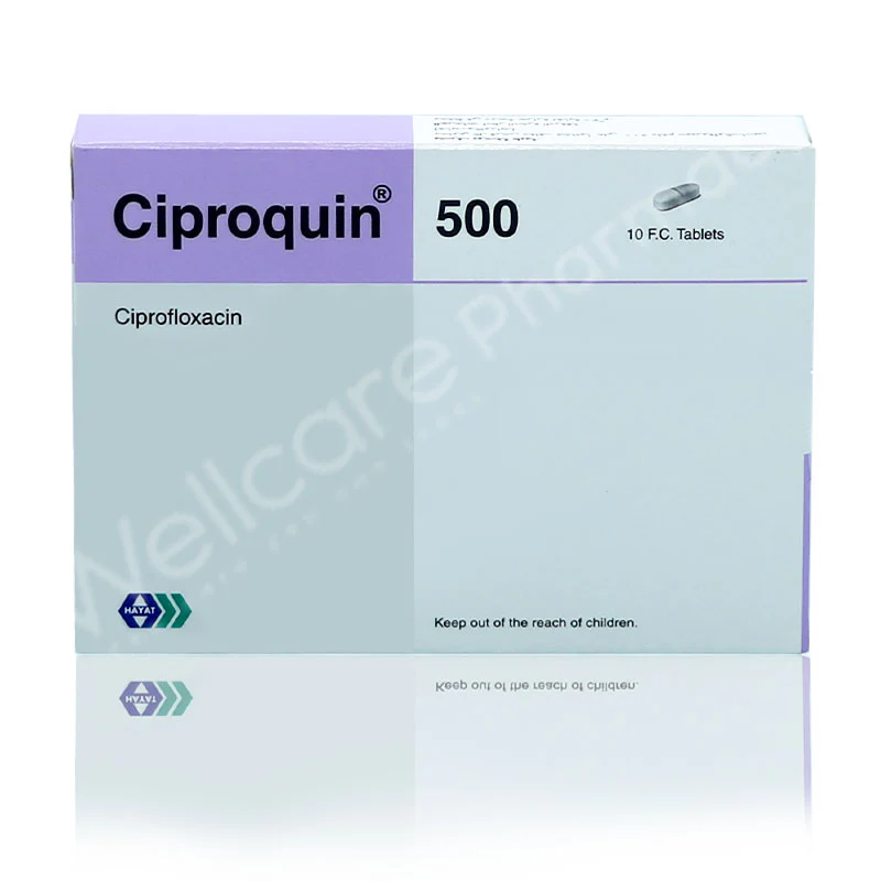 Ciproquin 500mg Tablets 10'S - Image 2