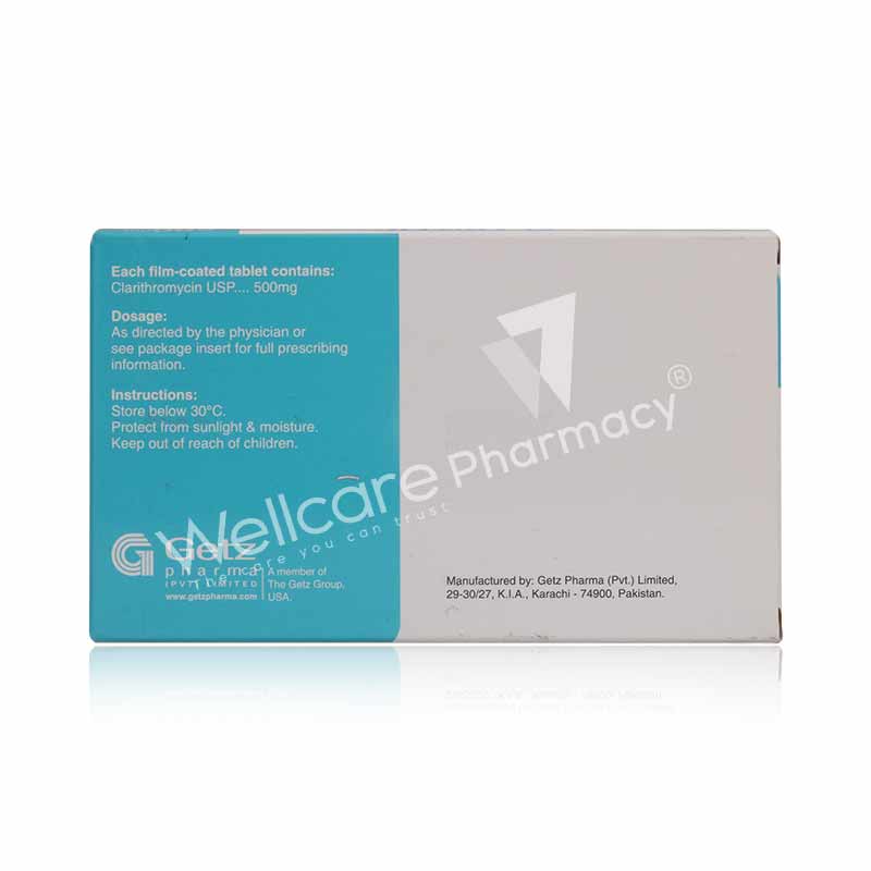 Claritek 500mg Tablets 10'S - Image 3