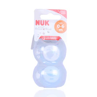 Cnc Nuk Rose Blue O-6 Months Soother 2'S - Image 2