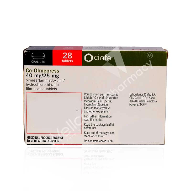 Co-Olmepress 40mg/25mg Tablets 28'S - Image 3