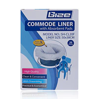 Commode Liner With Absorbent Pads 50x38cm 20'S - Image 2
