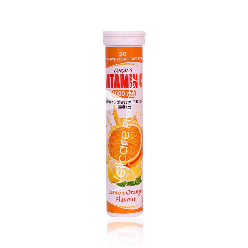 Coral'S Vitamin C 1000mg Effervescent Tablets 20'S - Image 2
