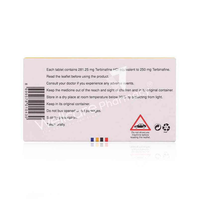 Corbinal 250mg Tablets 14'S - Image 2