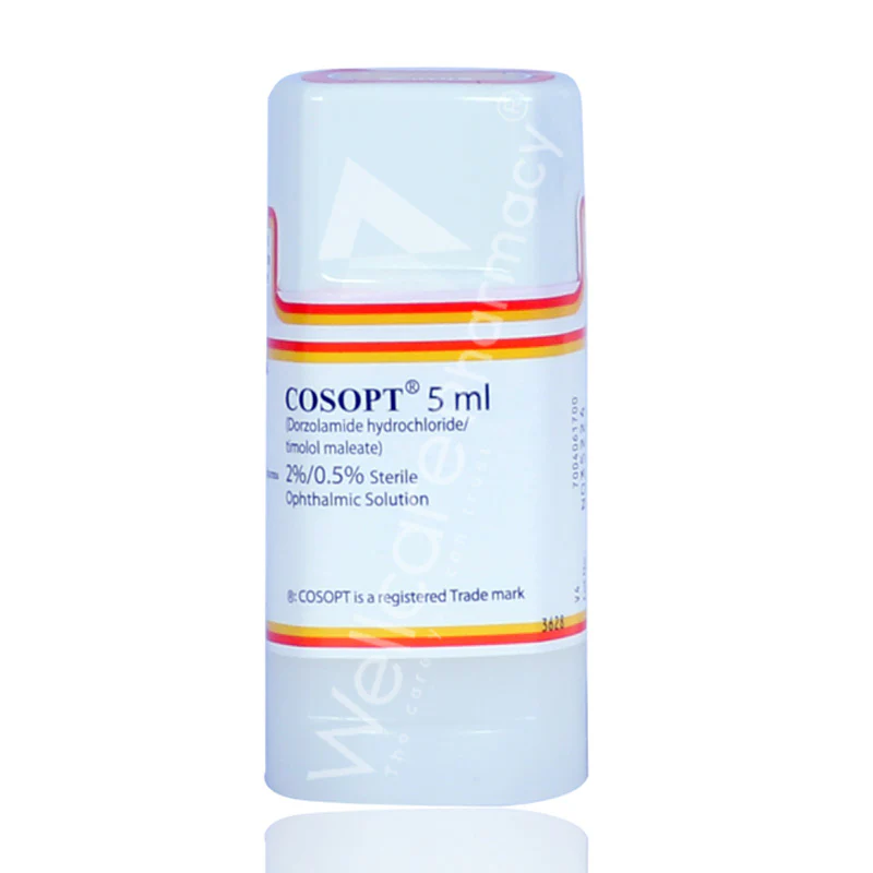 Cosopt 2% Eye Drops 5ml - Image 3
